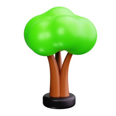 Baum  3D Icon