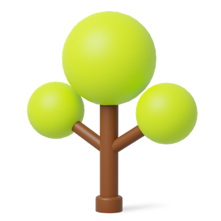 Baum  3D Illustration