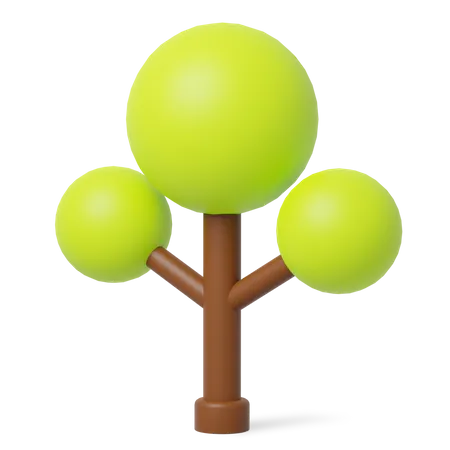 Baum  3D Illustration