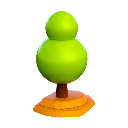 Baum  3D Illustration