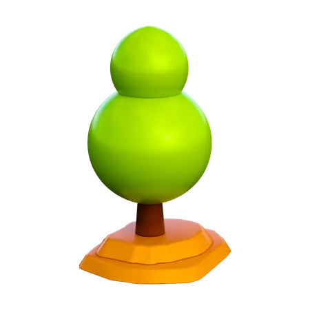 Baum  3D Illustration