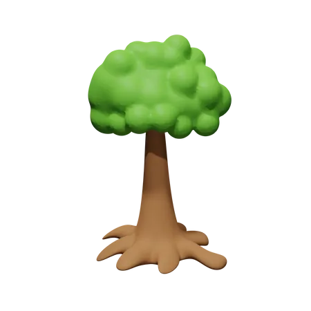 Baum  3D Icon