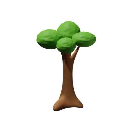 Baum  3D Icon