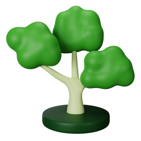 Baum  3D Icon