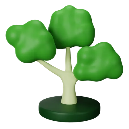 Baum  3D Icon