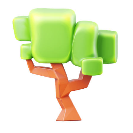 Baum  3D Icon