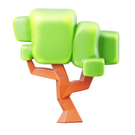 Baum  3D Icon