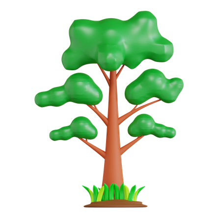 Baum  3D Icon