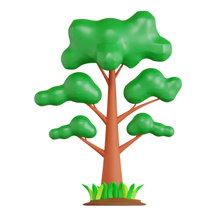 Baum  3D Icon