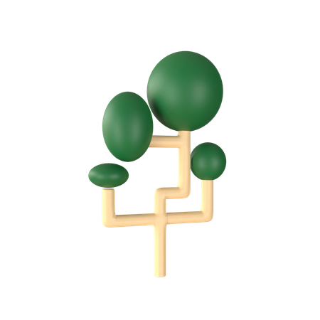 Baum  3D Icon