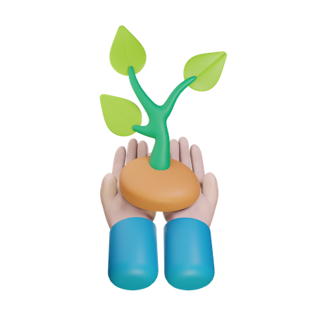 Baum retten  3D Icon