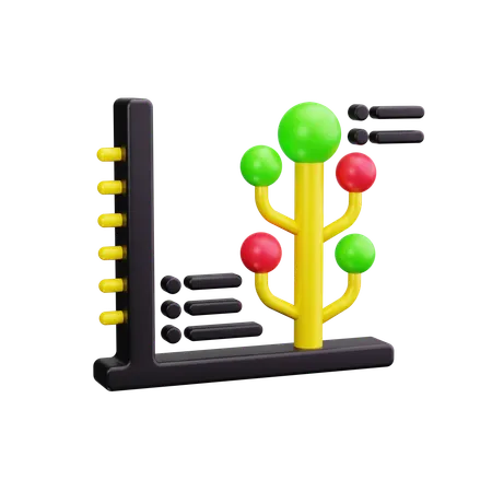 Baumkarte  3D Icon