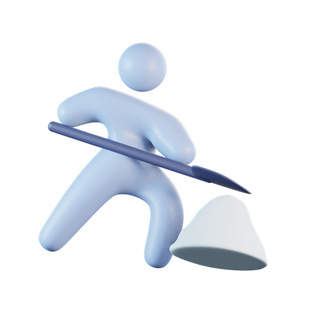 Bauschild  3D Icon
