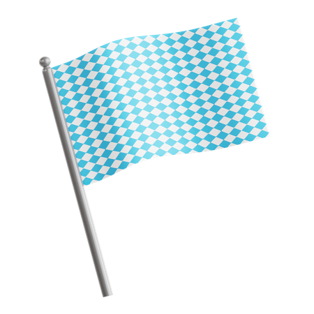 Bavarian Flag  3D Icon