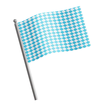 Bavarian Flag  3D Icon