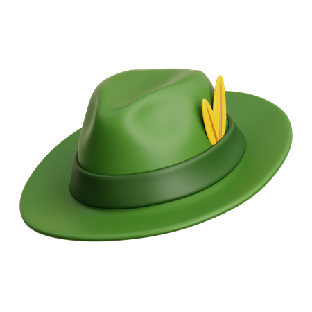 Bavarian Hat  3D Icon