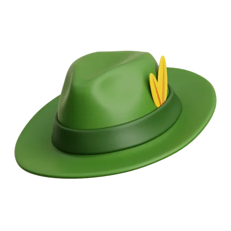 Bavarian Hat  3D Icon