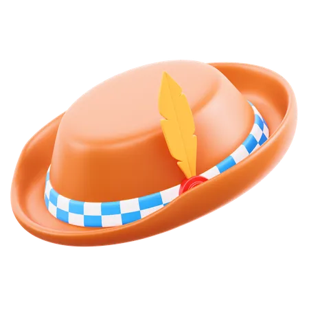 Bavarian Hat  3D Icon