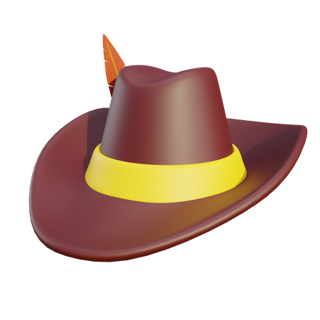 Bavarian Hat  3D Icon