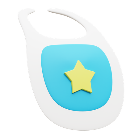 Bavoir bébé  3D Icon