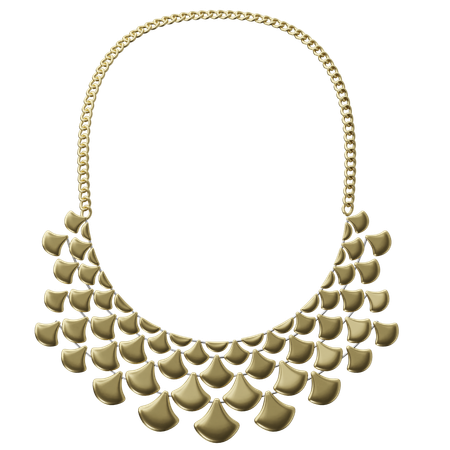 Collier plastron  3D Icon