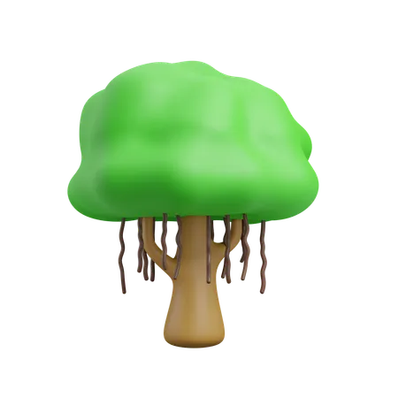 Bayan Tree  3D Icon