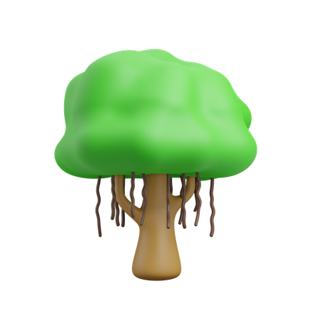 Bayan Tree  3D Icon
