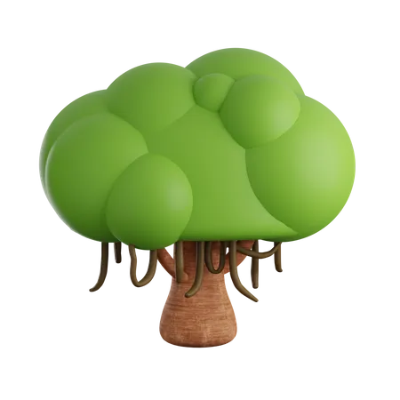 Bayan Tree  3D Icon