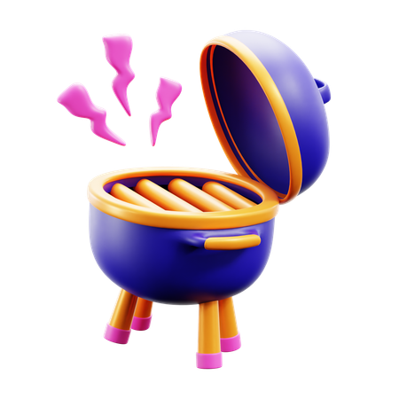 Bbq  3D Icon