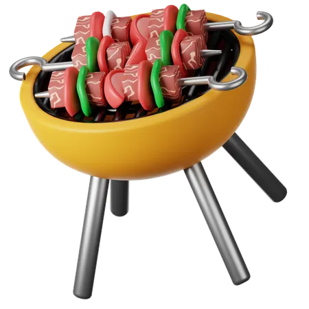 BBQ  3D Icon