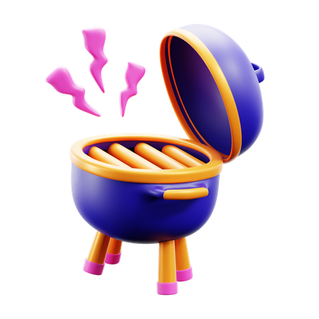Bbq  3D Icon