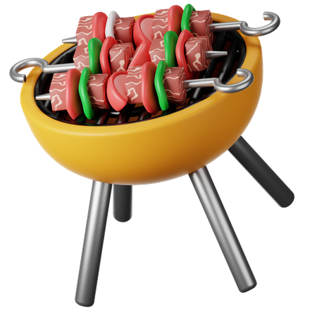 BBQ  3D Icon