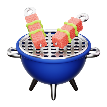 Bbq  3D Icon