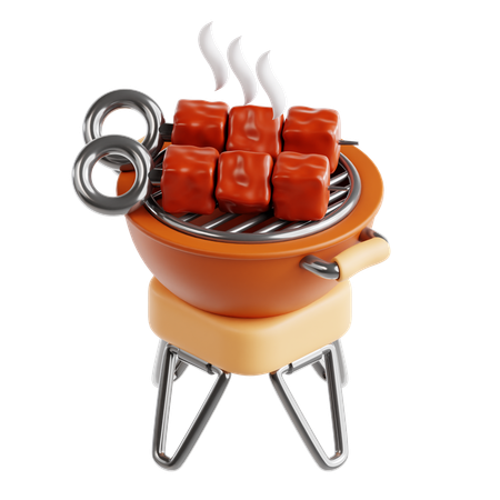 Bbq  3D Icon
