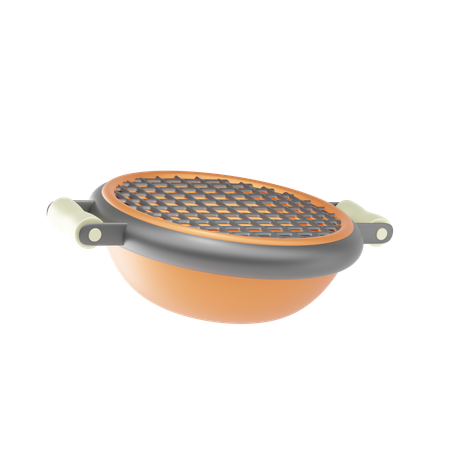 Grill  3D Icon