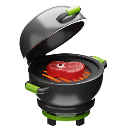 Bbq Grill  3D Icon