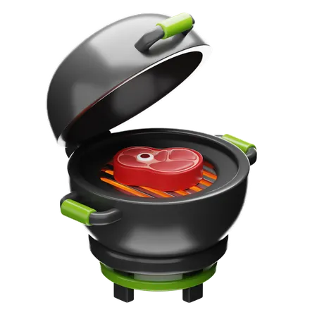 Bbq Grill  3D Icon