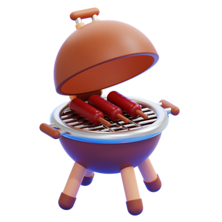Bbq Grill  3D Icon