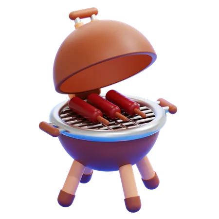 Bbq Grill  3D Icon