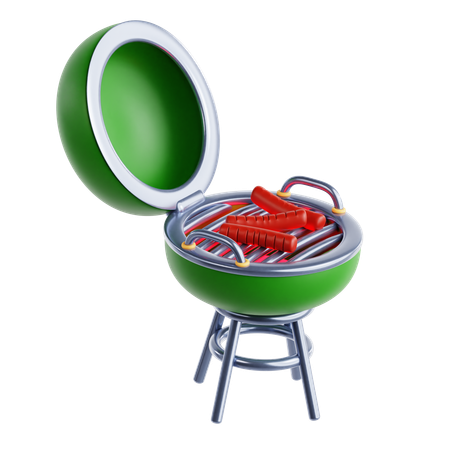 Bbq Grill  3D Icon