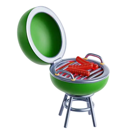 Bbq Grill  3D Icon