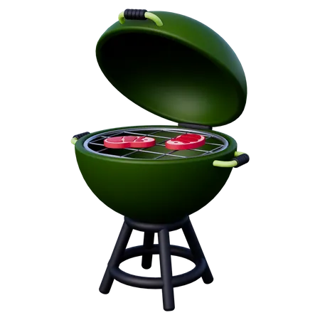 BBQ Grill  3D Icon