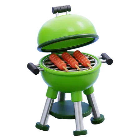 BBQ GRILL  3D Icon