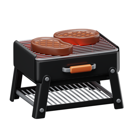 Bbq Grill  3D Icon