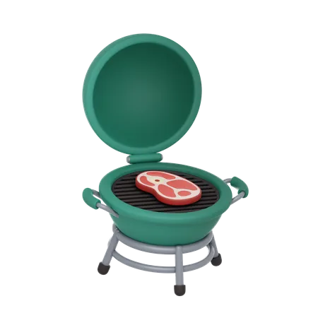 Bbq Grill  3D Icon