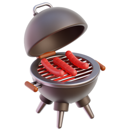 Bbq Grill  3D Icon