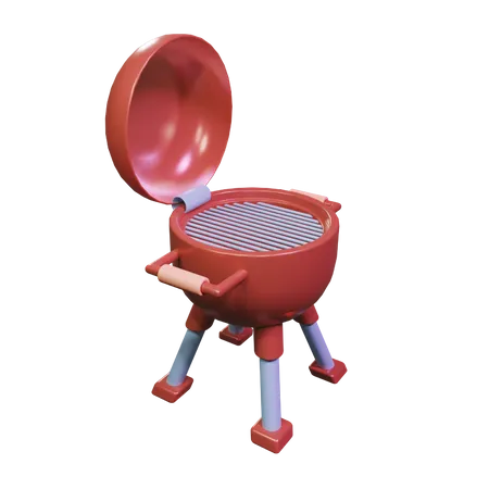 Bbq Grill  3D Icon