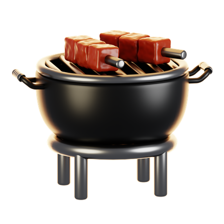 Bbq Grill  3D Icon