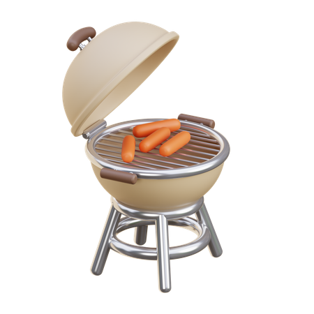 Bbq Grill  3D Icon