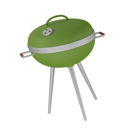 BBQ grill  3D Icon